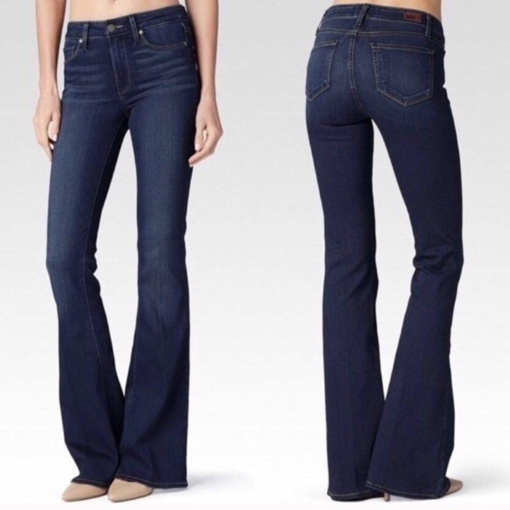Paige Bell Canyon High Rise Flare Jeans